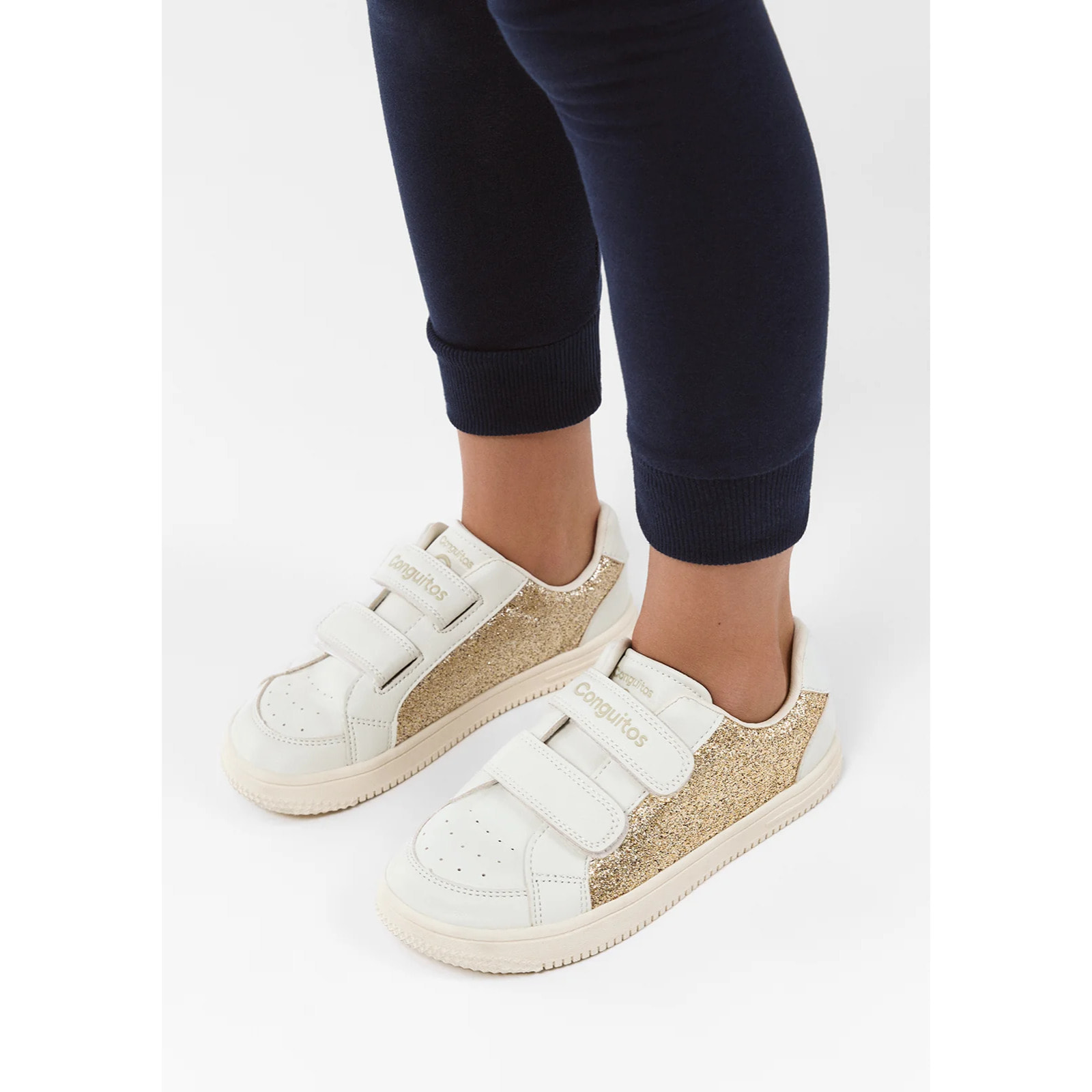 Zapatillas Deportivas De Niña Barefoot Goflex Con Purpurina