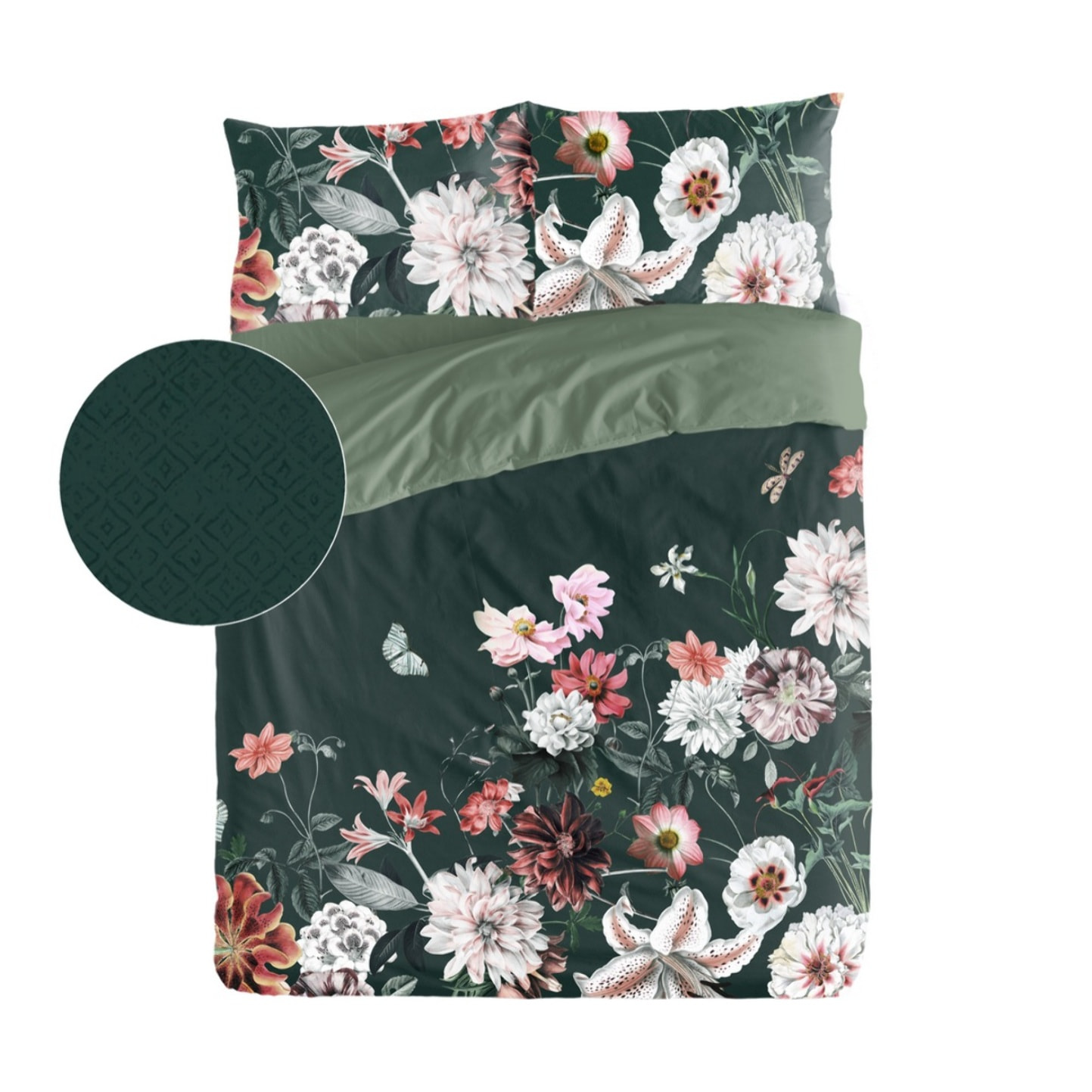 Funda nórdica alur musgo