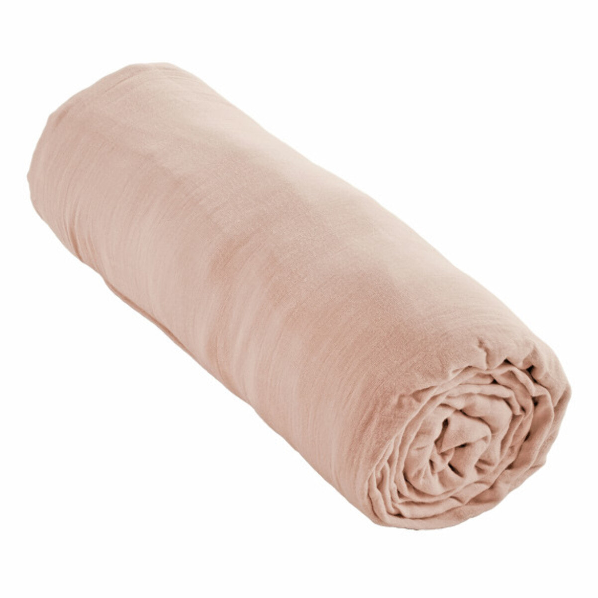 Drap housse 160x200 cm gaze de coton bonnet 30 cm - GAIA