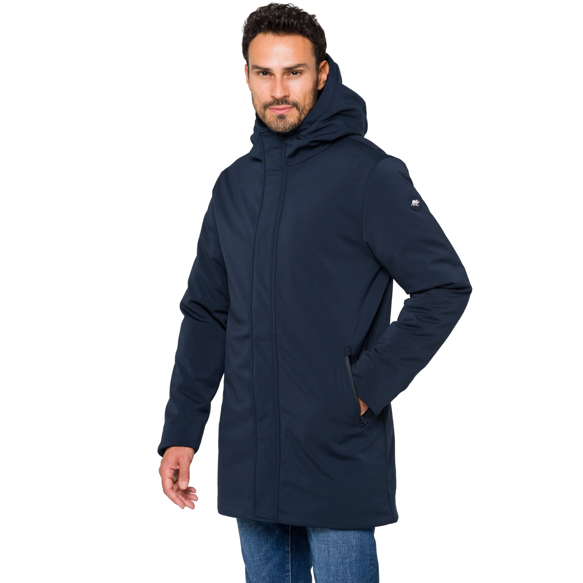 Chaqueta Hot Buttered térmica impermeable Khangar azul marino