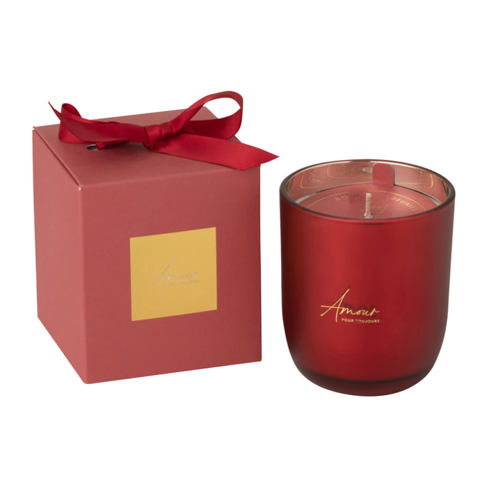 J-Line Bougie Parfumee Amour Rouge Small -35Heures