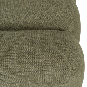 AGATHE - Banc en tissu vert L100cm