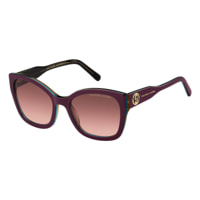 Marc Jacobs - lunettes de soleil - bordeaux - Couleur des verres : bordeaux - indice solaire : cat.