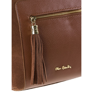 Borsa a mano da donna Made in Italy - Modello Silvana Pro - 100% pelle - 40.0 x 26.0 x 17.0 cm