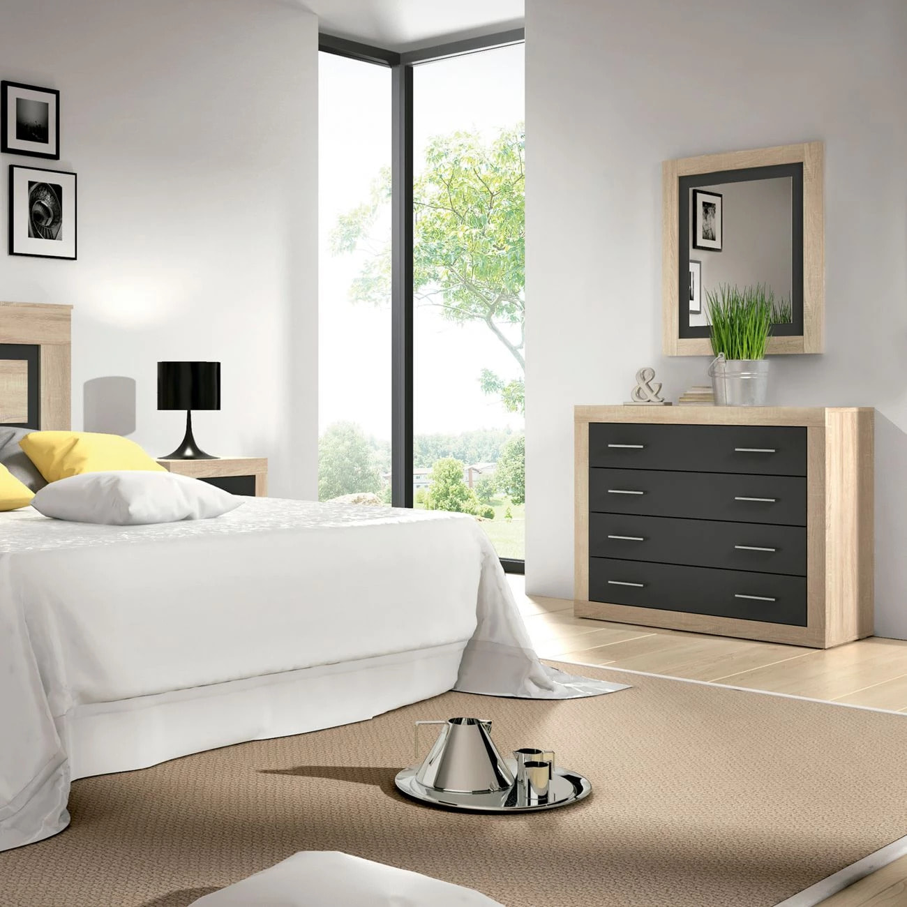 Cómoda Kira Cambria - Grafito