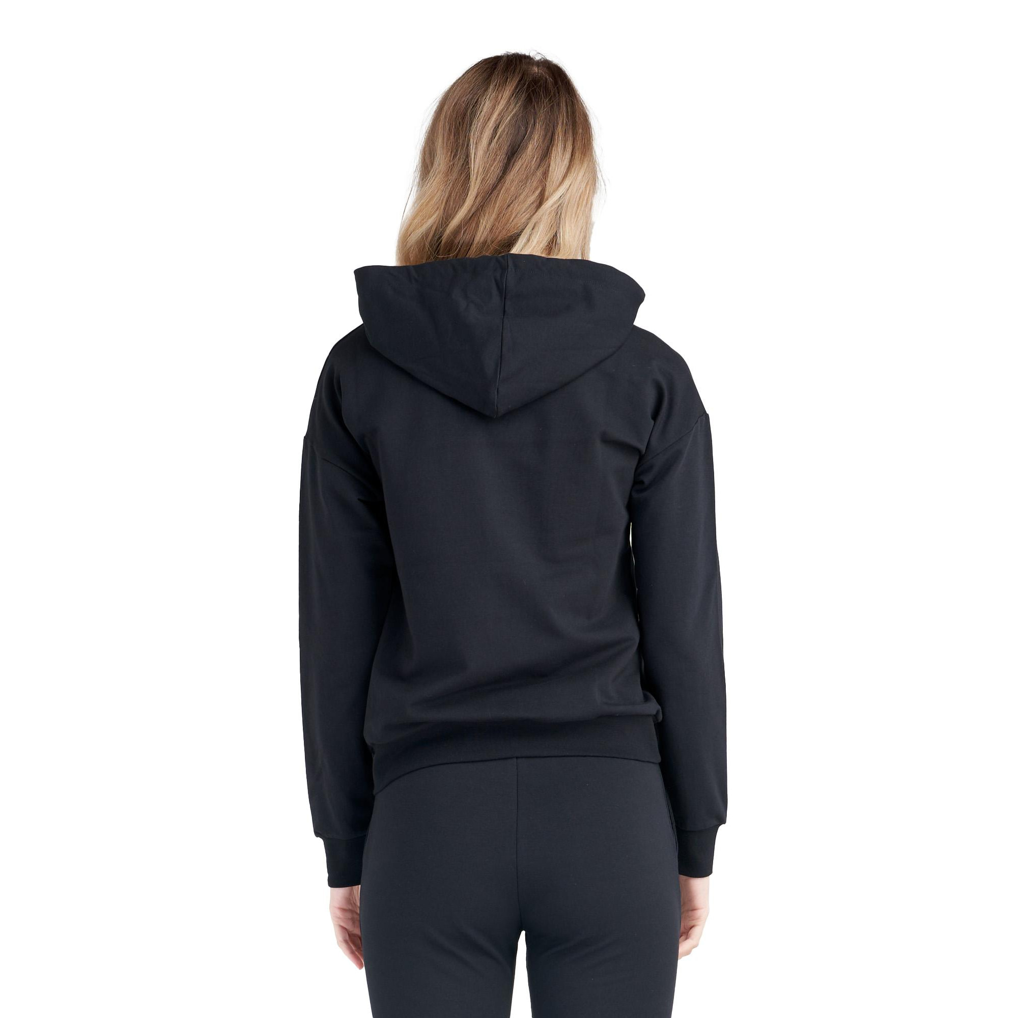 Tuta da donna con cappuccio e zip Neon