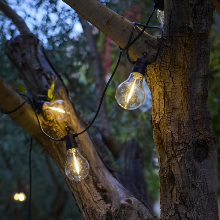 Guirlande solaire PARTY MAX 10 LED 7.5M