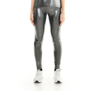 Legging Leone de lúrex para mujer Greyss