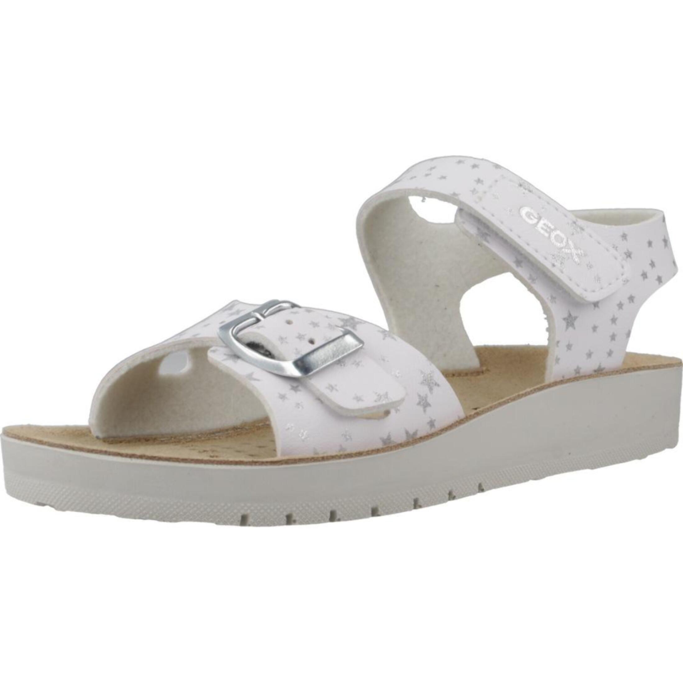 Sandalias Niña de la marca GEOX  modelo J SANDAL COSTAREI GI BLANCO