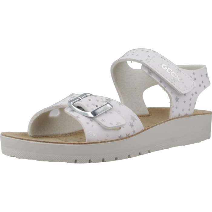 Sandalias Niña de la marca GEOX  modelo J SANDAL COSTAREI GI BLANCO