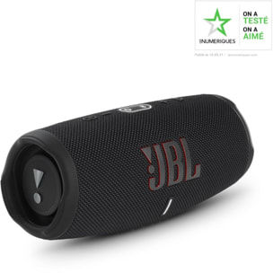 Enceinte portable JBL Charge 5 Noire - Bluetooth, étanche, autonomie 20h