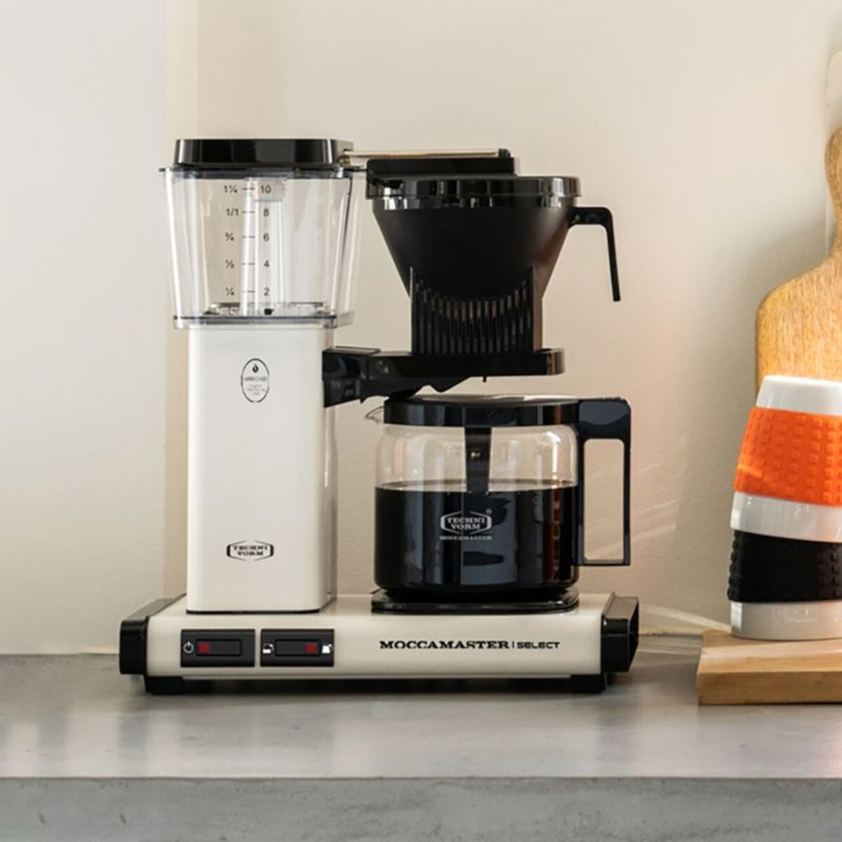 Cafetière filtre MOCCAMASTER Off-white