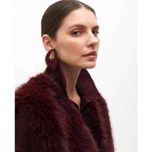 Gilet Pelliccia Fodera Logata