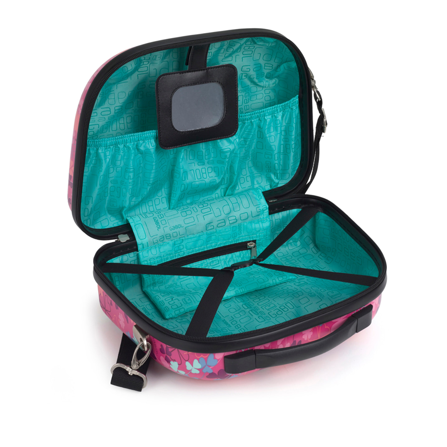 Set de maleta de cabina, mediana y neceser Gabol CLOVER