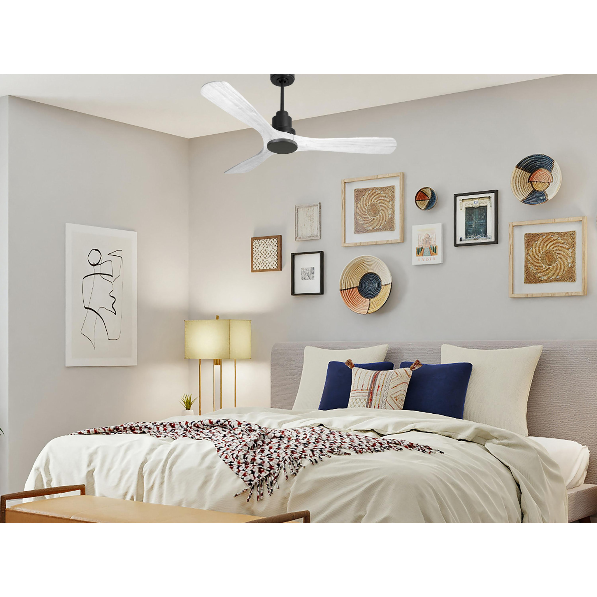 Ventilador de techo Modo Invierno/Verano Termostato Wifi Motor DC Techos Inclinados Mando a Distancia Hypersilence Memoria Vendible Shopify (AUTOMATICO) NusaD132C0464580 PURLINE