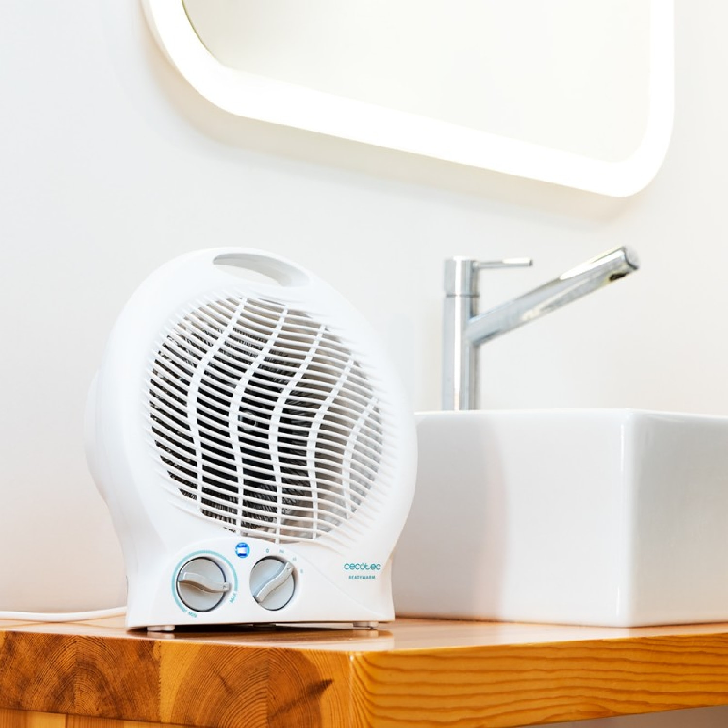 Cecotec Calefactor Eléctrico de Baño Bajo Consumo Ready Warm 9790 Force. Termove