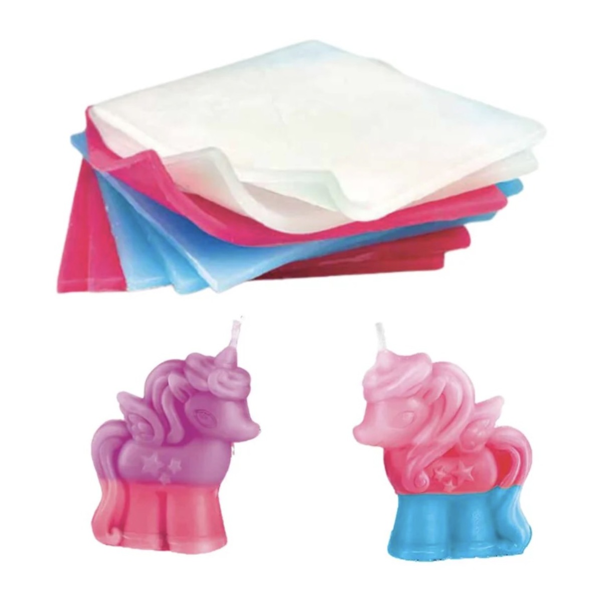 Crea Candele 3D Unicorno