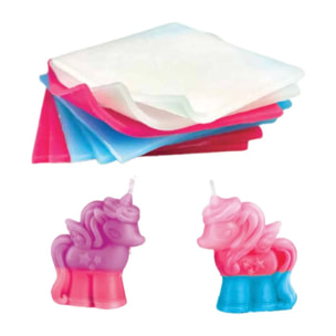 Crea Candele 3D Unicorno