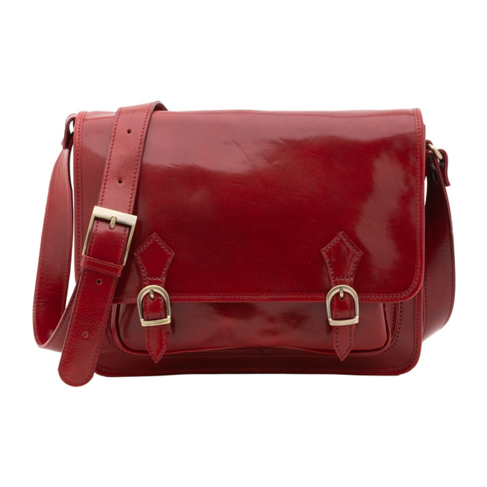 Borsa a tracolla da donna - Modello False - 100% pelle - 35.0 x 27.0 x 14.0 cm