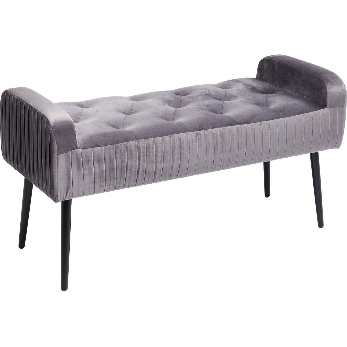 Banc Lofty gris et noir Kare Design