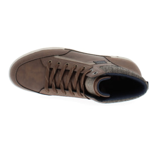 Armata di Mare Scarpe Uomo Stivaletti Casual Stringati con Soletta Rimovibile in Memory Foam AMU W24M600 Cognac