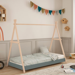 Lit tipi enfant ajustable en bois - ANNIE