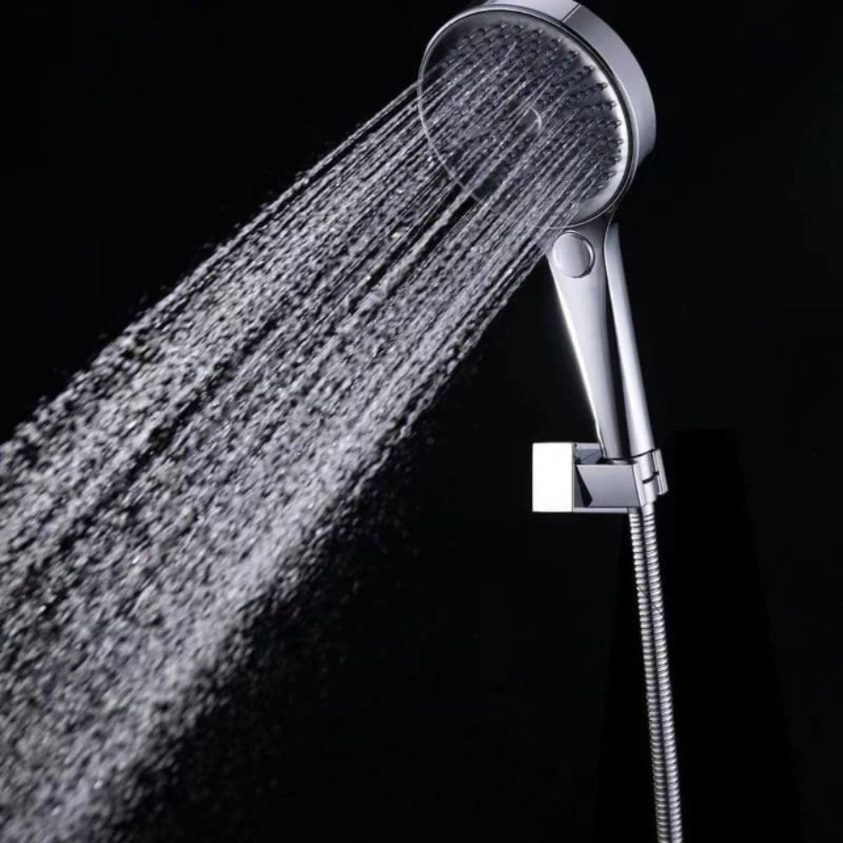 Douchette à main 3 jets,  diamètre 12,5 cm, noir mat (SATBSRS81C)