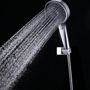 Douchette à main 3 jets,  diamètre 12,5 cm, noir mat (SATBSRS81C)