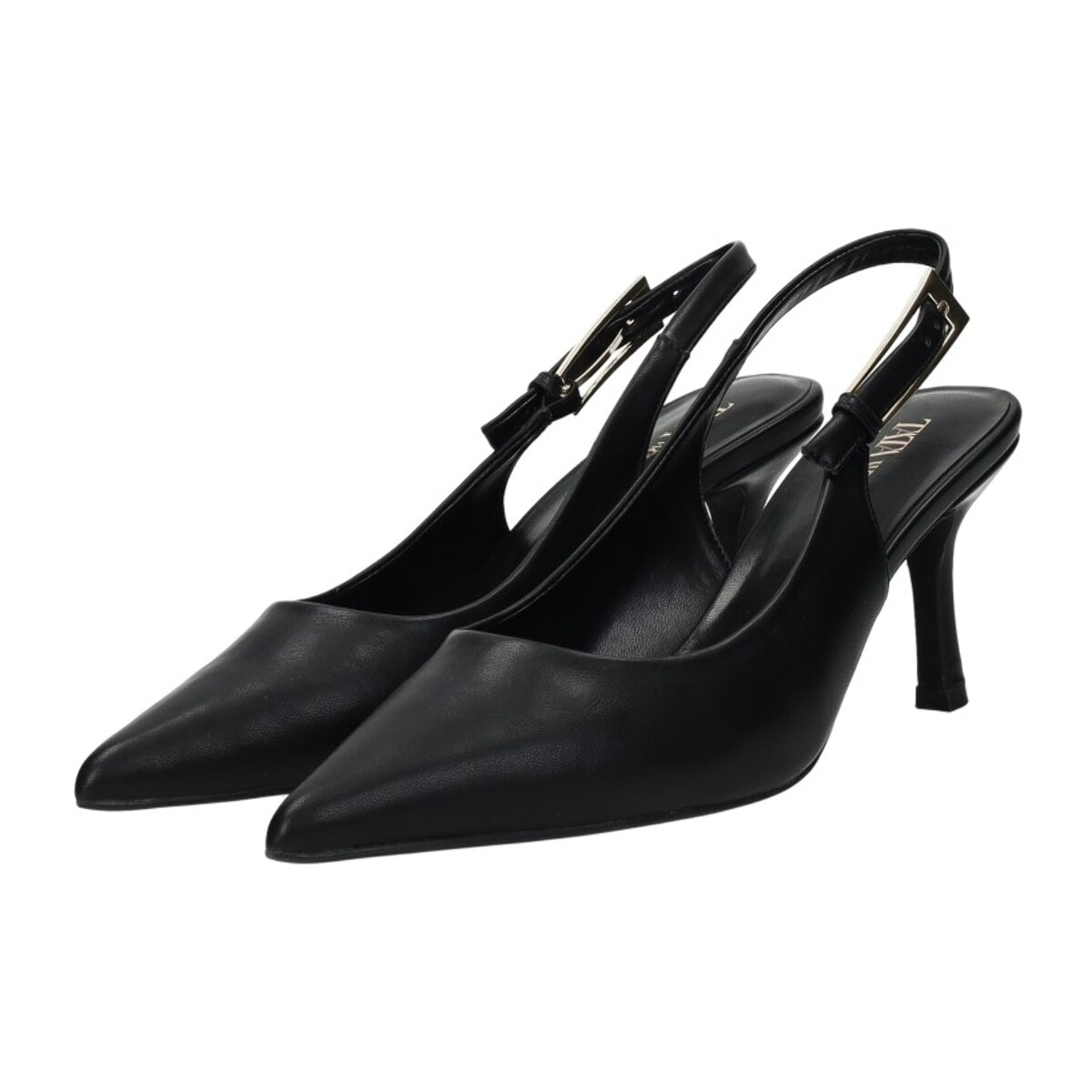 Décolleté sling back Donna Tata Italia Nero