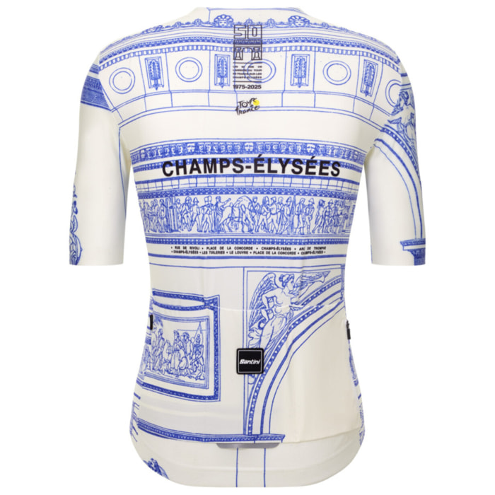Tdf Arrivée Arc De Triomphe – Maillot - Blanco - Unisex