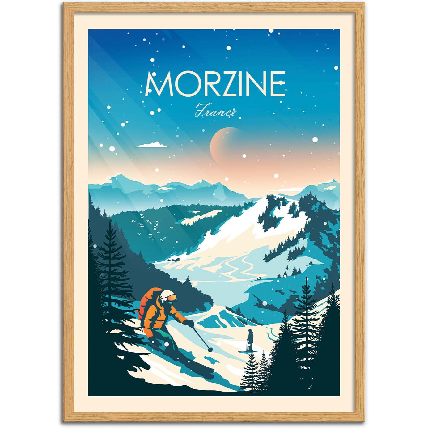 Affiche - Morzine France - Studio Inception