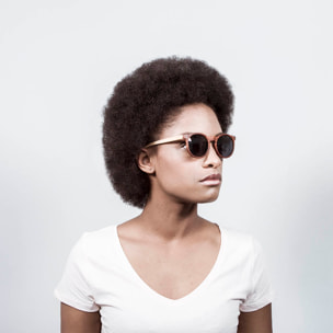 GAFAS DE SOL OCEAN LIZARD WOOD de color Marron