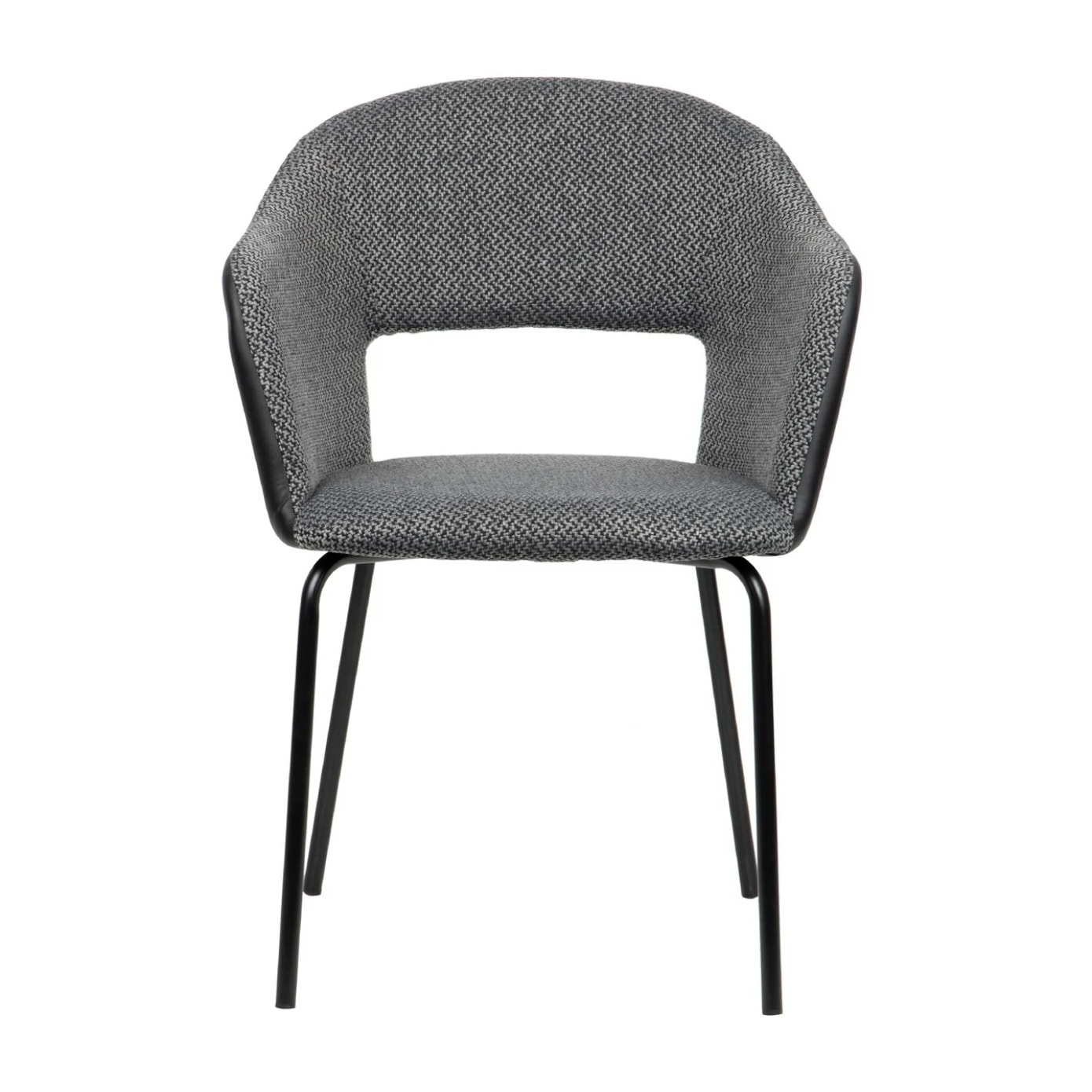 Silla Pu Poliester Gris 59x60x80 Cm