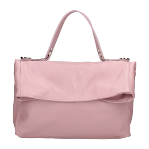 Borsa a spalla convertibile in zaino da donna In Vera pelle Made in Italy 34x21x12 cm