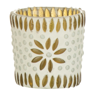 J-Line bougeoir Bram - verre - jaune - small - 6 pcs