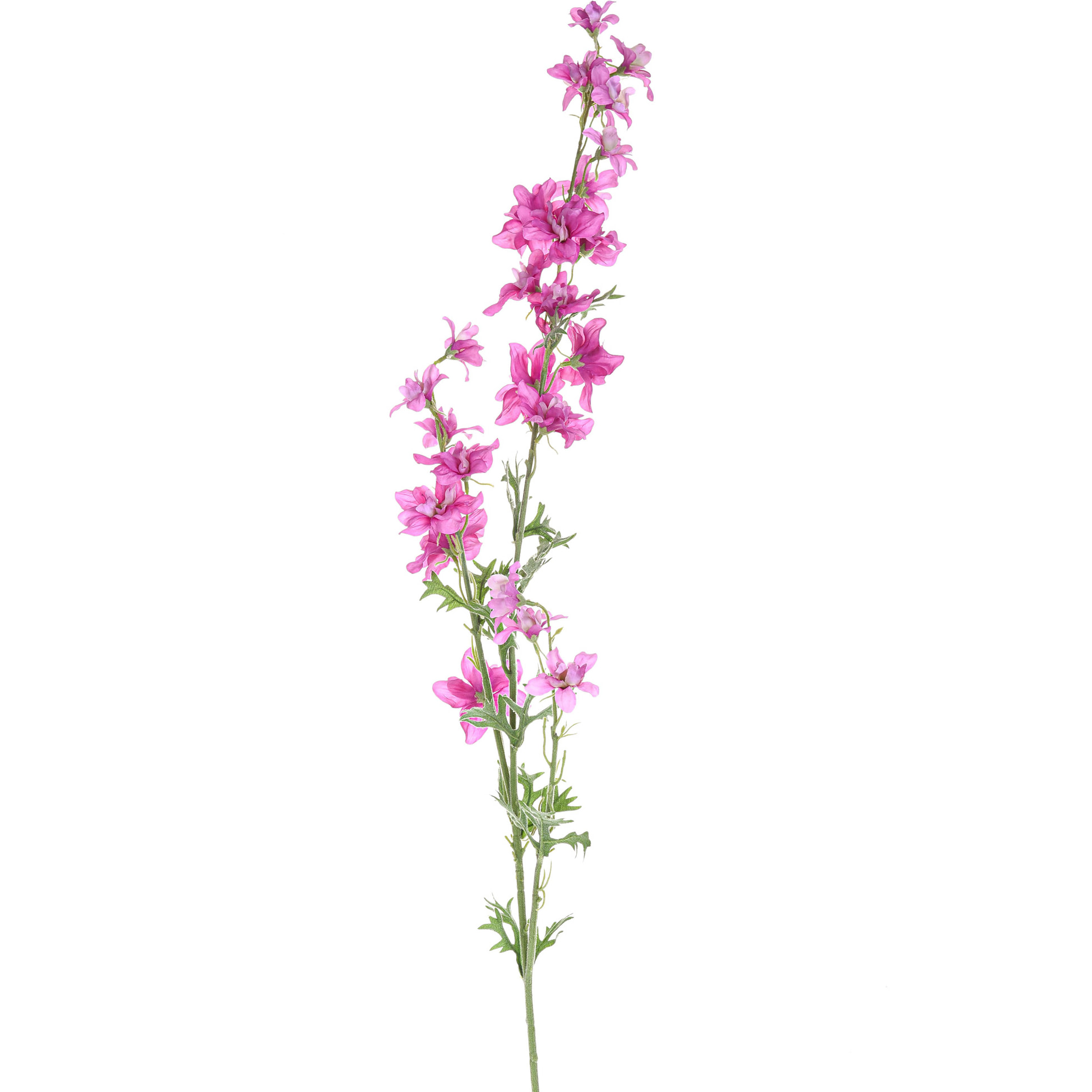 Fiore Di Delphinium Composto Da 3 Fiori. Altezza 93 Cm - Pezzi 4 - 10X93X3cm - Colore: Rosa - Bianchi Dino - Fiori Artificiali