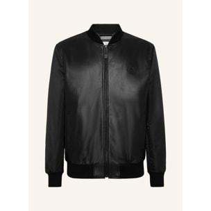 PHILIPP PLEIN Leather Bomber