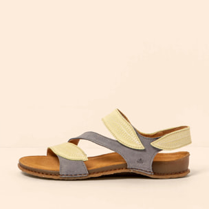 Sandalias N5810S NOBUCK LAVADO DENIM-LIME/ PANGLAO color Denim-lime
