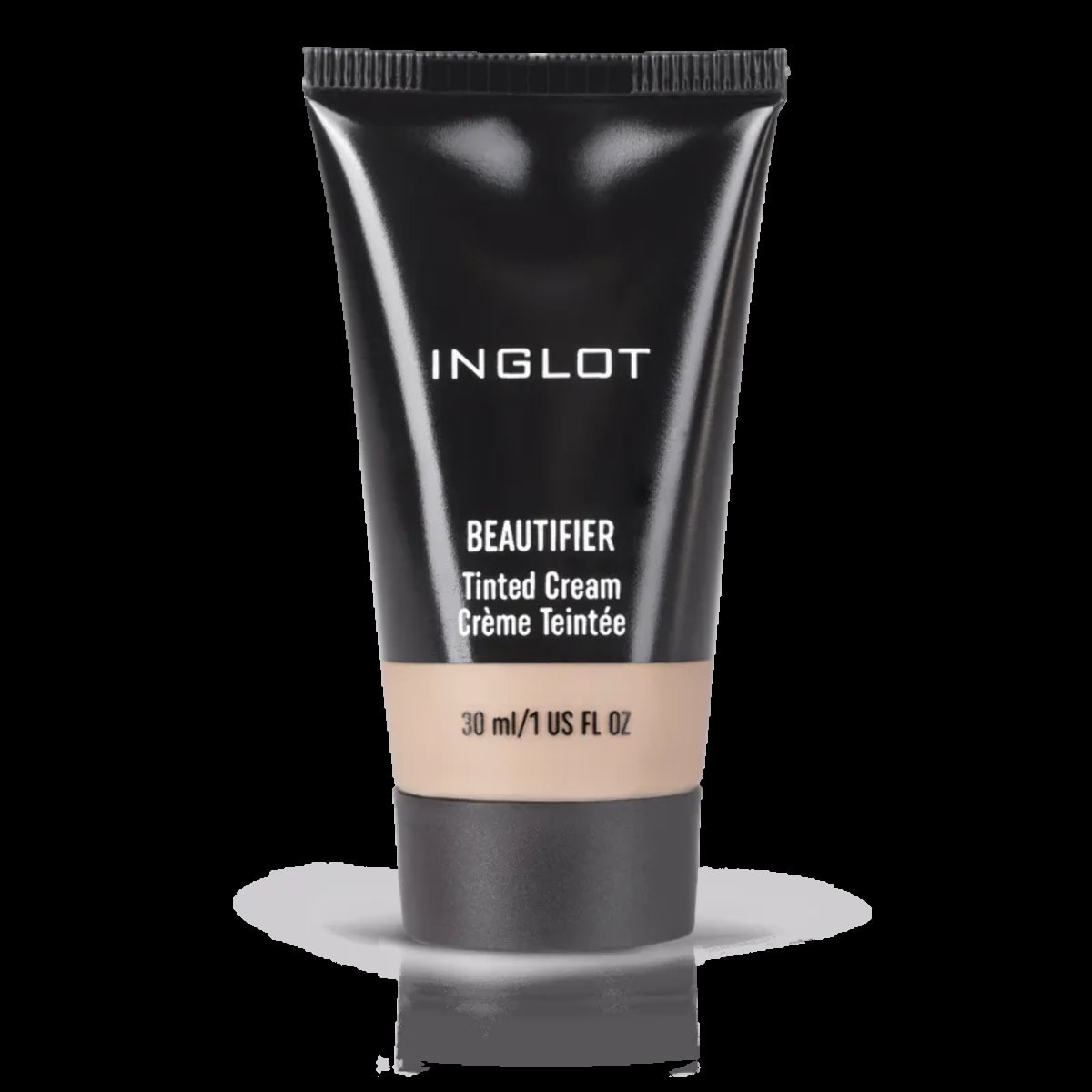 INGLOT Beautifier Tinted Cream 105, BB Cream, Unifica el tono, Coenzima Q10, Vitamina C, E y F, Acabado natural, Anti edad, Formula vegana, Color: Beige medio, subtono neutro para pieles claras a media. 30ml