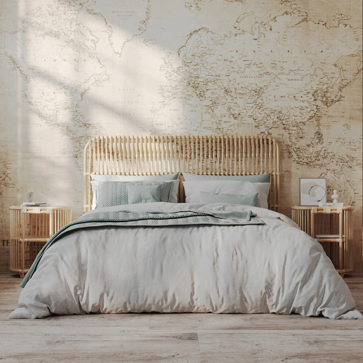 Tête de lit en rotin naturel 160 cm - Morphée