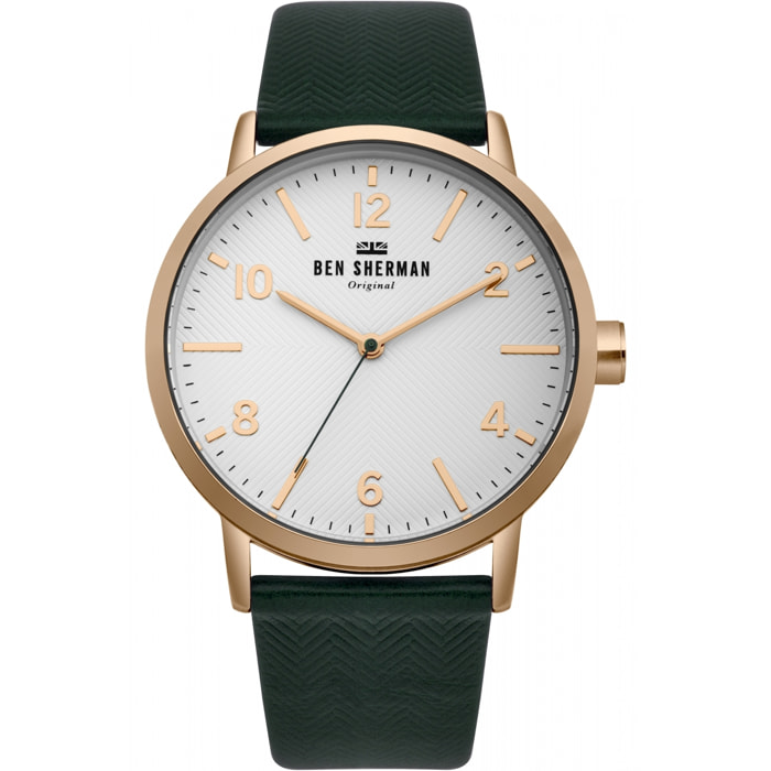 Reloj Ben Sherman WB070NBR Hombre Analogico Cuarzo con Correa de Tela