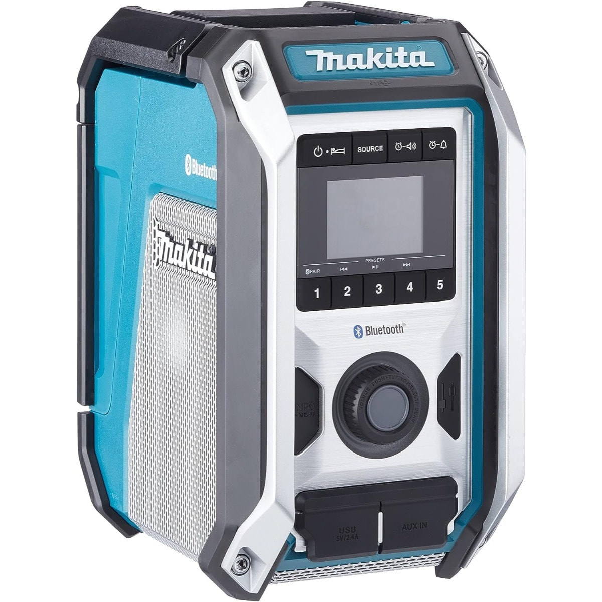 Radio de chantier 12 à 18V LXT-CXT - MAKITA - Sans batterie ni chargeur - adaptateur secteur - DMR114