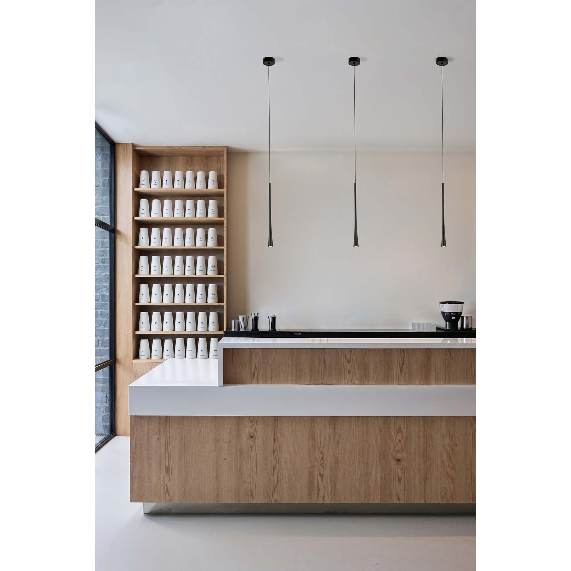 DIANA 400 Lampe suspension noire