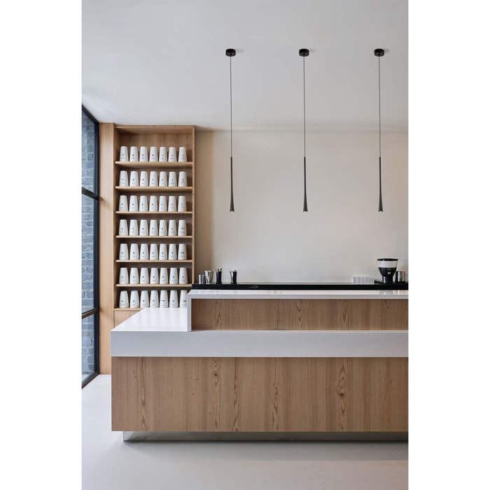 DIANA 400 Lampe suspension noire