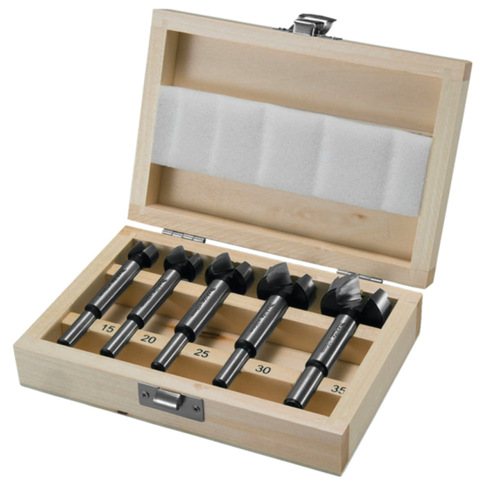 Juego de 5 brocas para madera MAKITA Forstner - D-47363