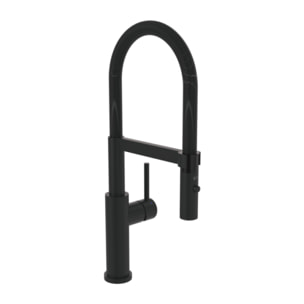 Robinet cuisine semi-pro Steel expert 2.0 noir mat