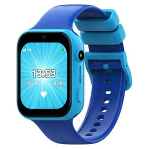 RELOJ INTELIGENTE HOLAWATCH " FIBER+BLUE" CON CORREAS INTERCAMBIABLES Y PROTECTOR DE PANTALLA