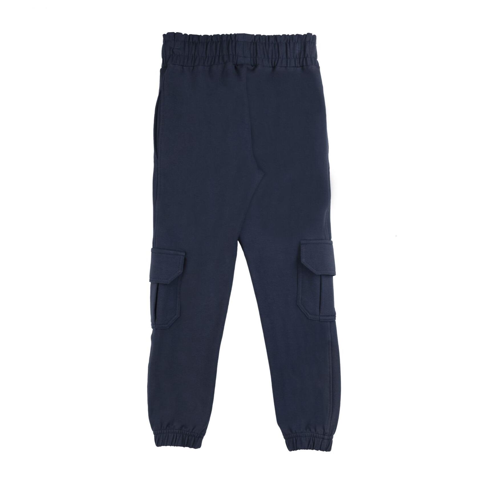 Pantalone da bambino in cotone non garzato con tasconi Leone New Basic