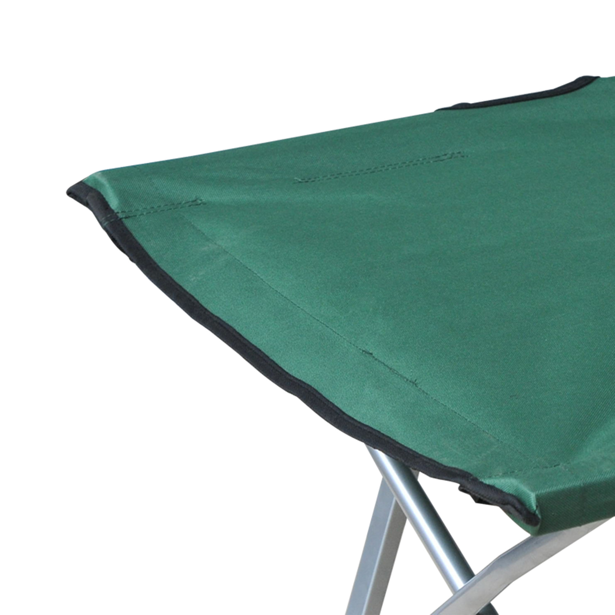Cama de Camping Plegable Cama de Acampada con Marco Metálico Carga 136 kg para Playa Senderismo 193x64x40 cm Verde