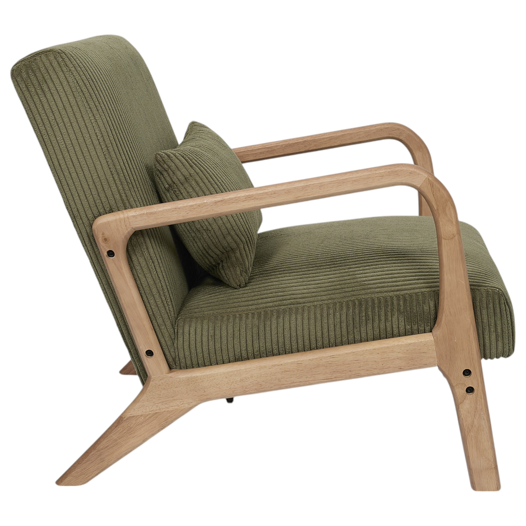 Fauteuil Salon Cotele Scott Vert